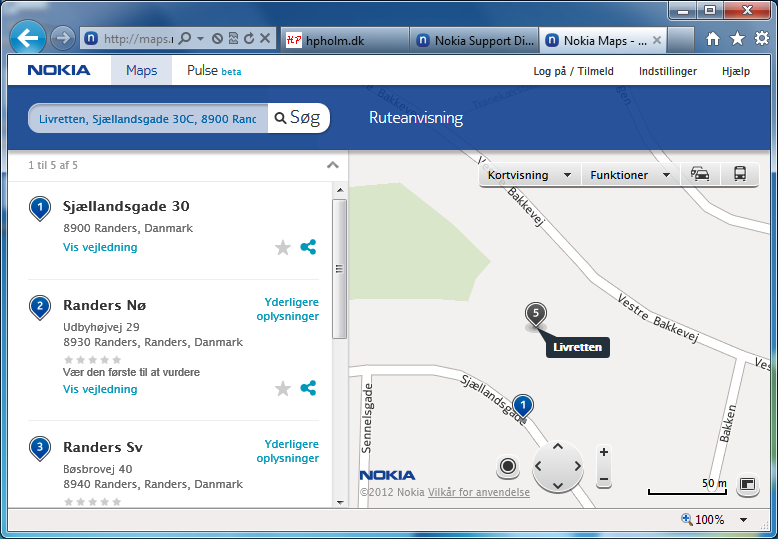 Maps Livretten location