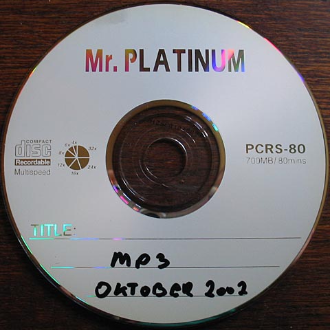 [ Mr. Platinum disk ]