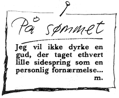 [ På sømmet ]