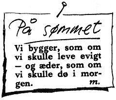 [ På sømmet ]